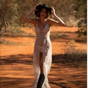 Sir tiered silk dress